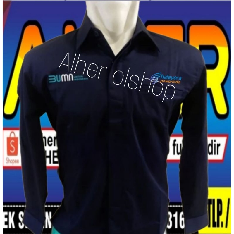 kemeja haleyora powerindo baju haleyora powerindo seragam haleyora powerindo Pdh kemeja kerja haleyo