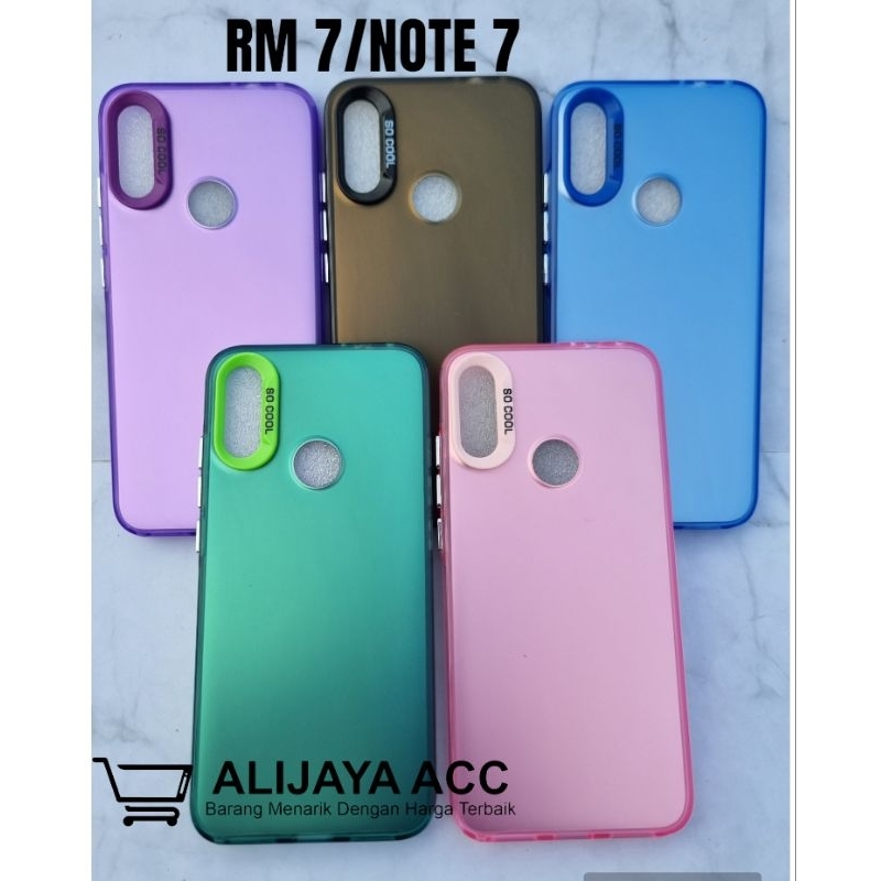 Softcase/HardCase IMD HP REDMI 7/NOTE 7/NOTE 7 PRO Caaing HYBRID IMD SO SCOOL PLATE HOLOGRAM SO SCOO