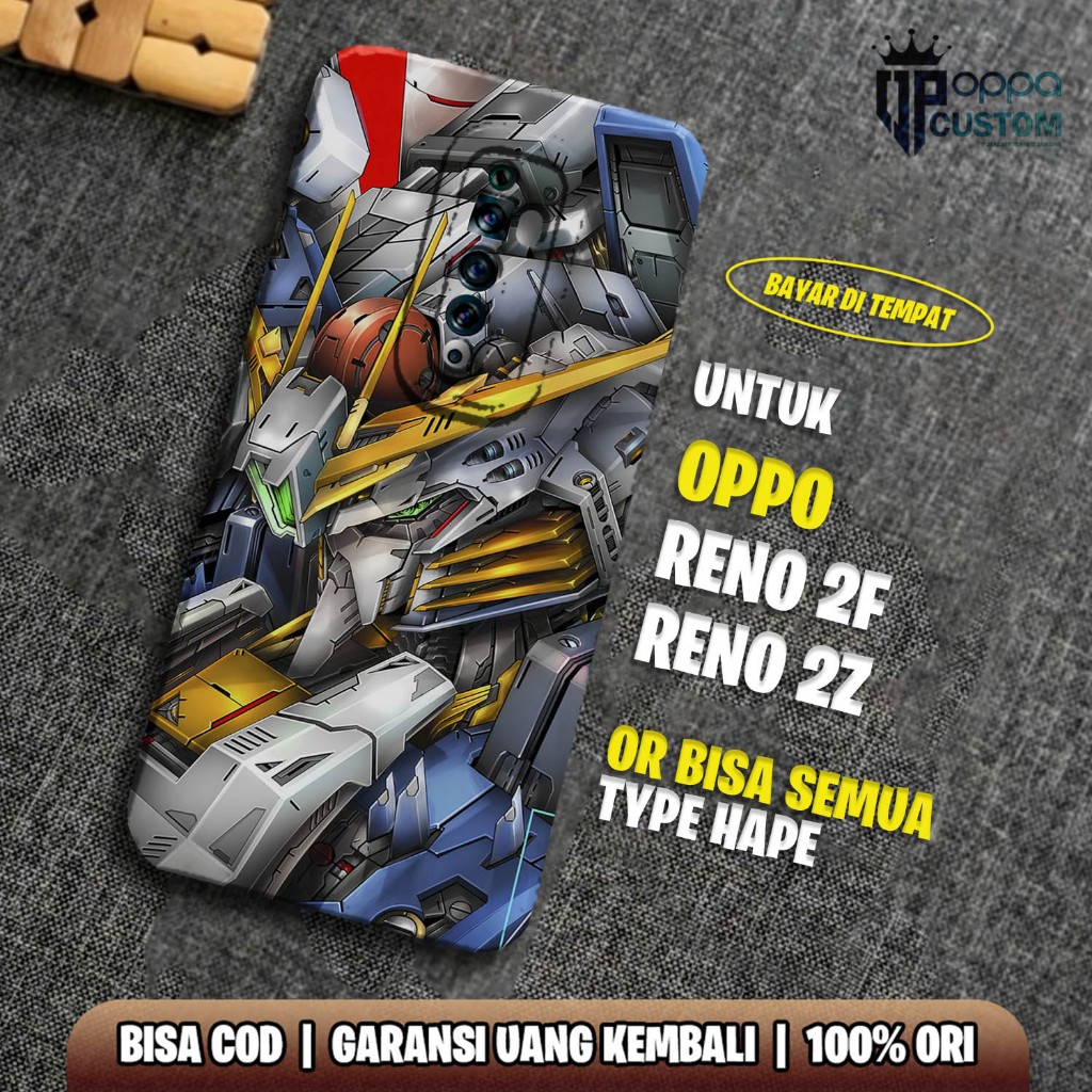 Case OPPO RENO 2F / OPPO RENO 2Z - Casing OPPO RENO 2Z Terbaru OPPACUSTOM  [ GUNDAM ] Casing Hp OPPO