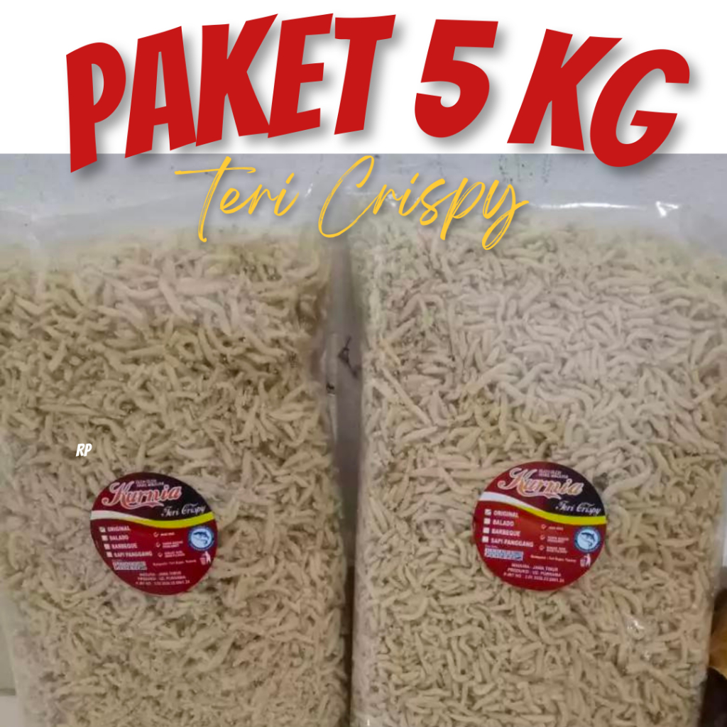 

Paket Teri Crispy Super 5 Kg | Teri Crispy Non MSG | Teri Crispy Tanpa Pengawet