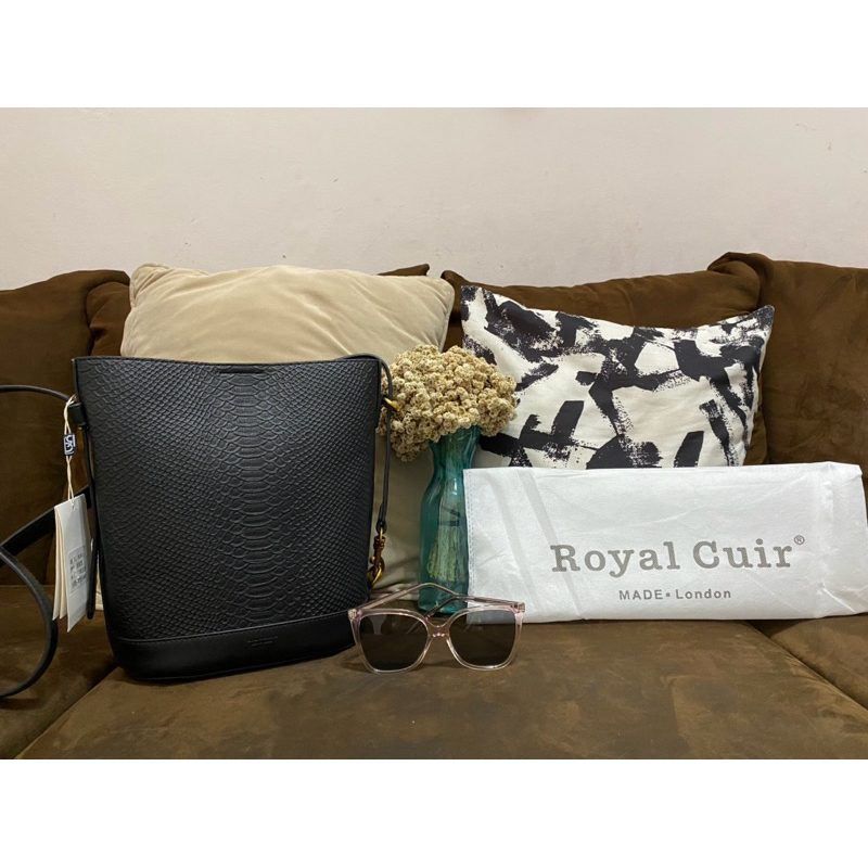 BUCKET BAG ROYAL CUIR