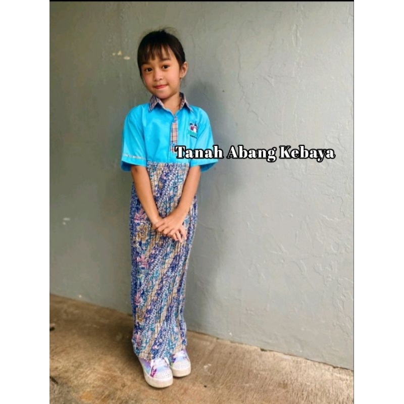 plisket anak/bawahan kebaya anak/plisket keluarga/plisket batik anak/plisket kondangan anak/plisket 