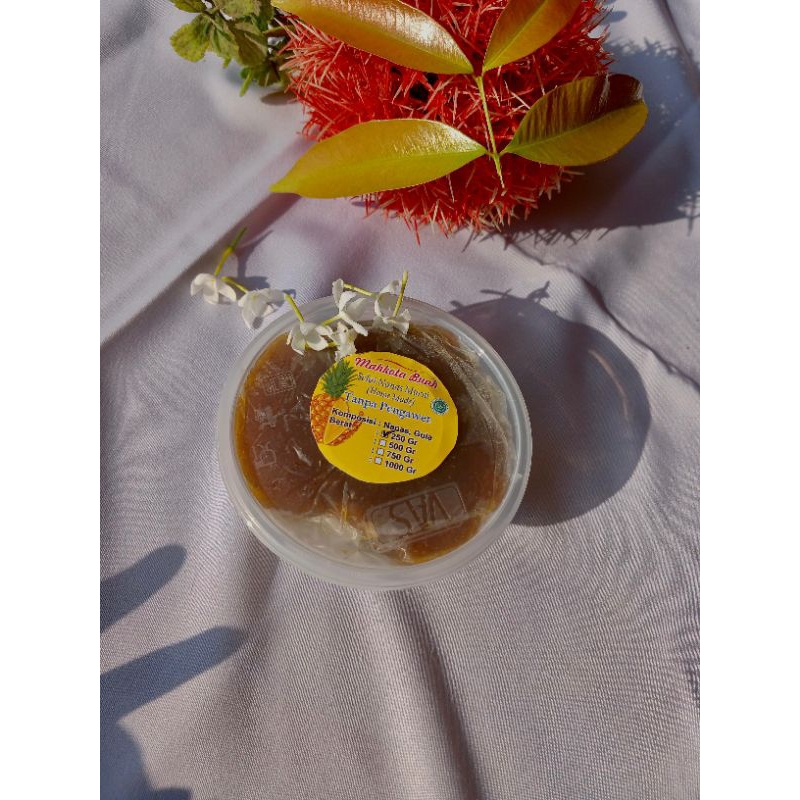 

Selai Nanas 250 Gr, Murni Asli Tanpa Campuran, Berserat, (Home Made)