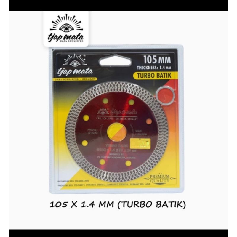 TJAP MATA Mata potong granit / keramik 105 MM Turbo batik