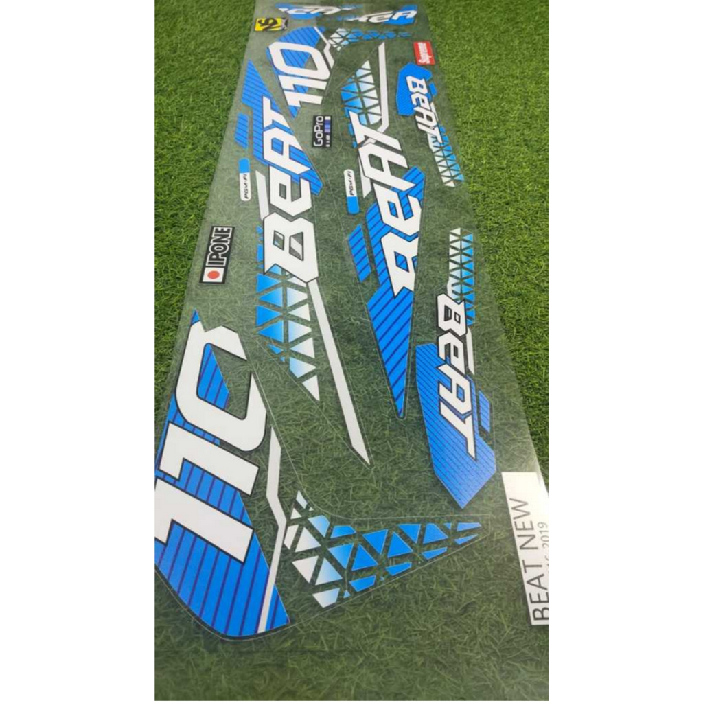 STIKER TRANSPARAN BEAT ESP STRIPING LIS TRANSPARAN BEAT ESP 2016 - 2019