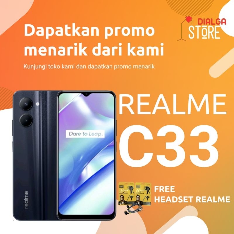 REALME C33 4/128GB vs 4/64GB vs 3/32GB | OS Android 12, Realme UI S | Chipset Unisoc Tiger T612 (12 