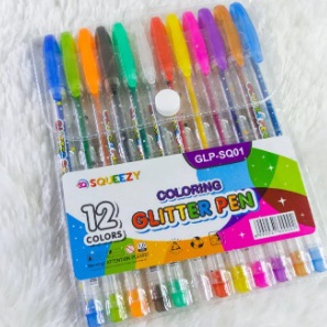 

Limit 12 PCS 1 PACK GEL PEN PULPEN GLITTER 12 WARNA