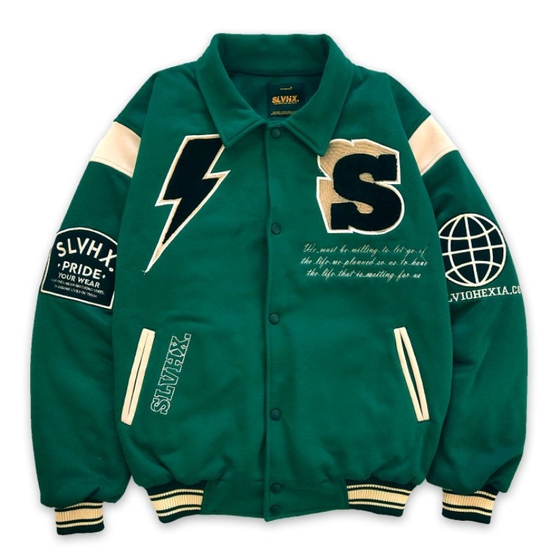 Salvio Hexia Varsity Jacket Green