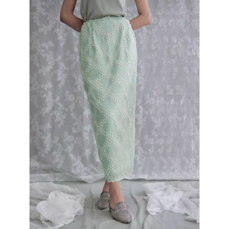 JALEELA - Malika Skirt rok tenun bulu