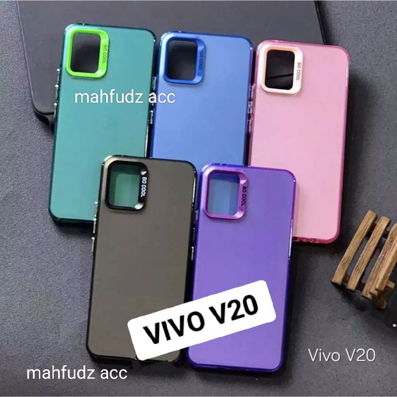 SOFTCASE VIVO V20 4G V21 4G V21E CASE HYBRID IMD COLOR PLATE HOLOGRAM HARDCASE
