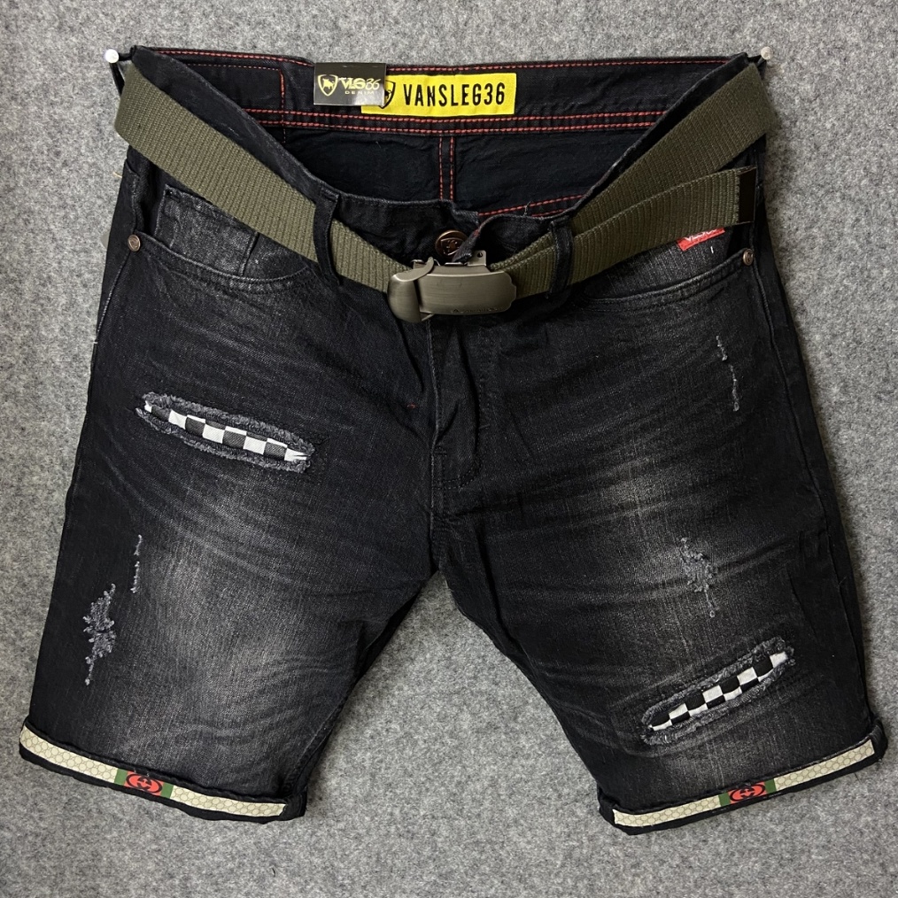 Best Terlaris Celana Jeans Pendek Sobek Pria Keren VLG