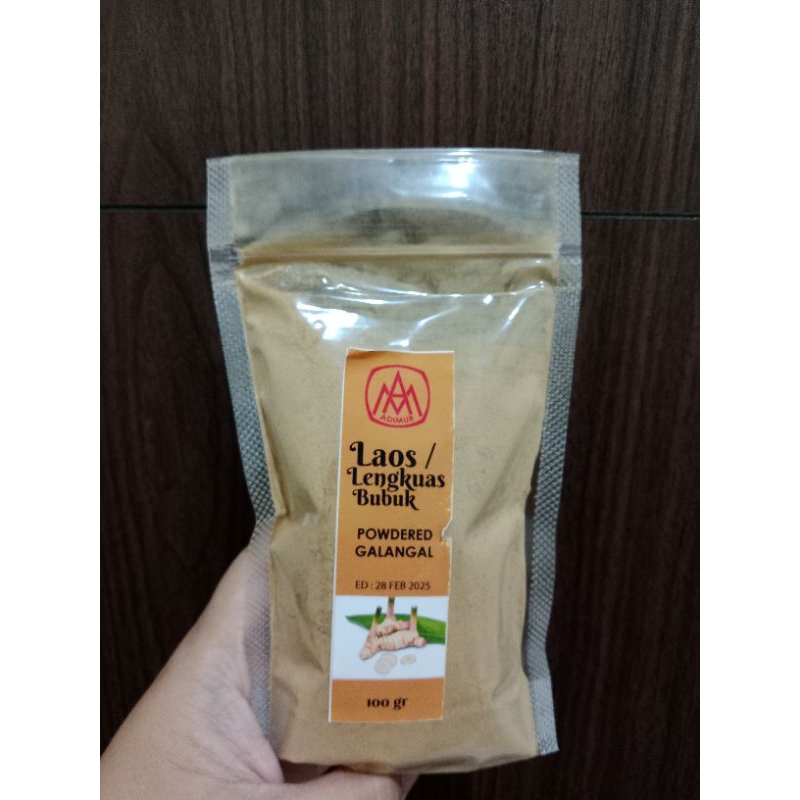 

Bumbu rempah Laos/lengkuas bubuk kemasan 100gr