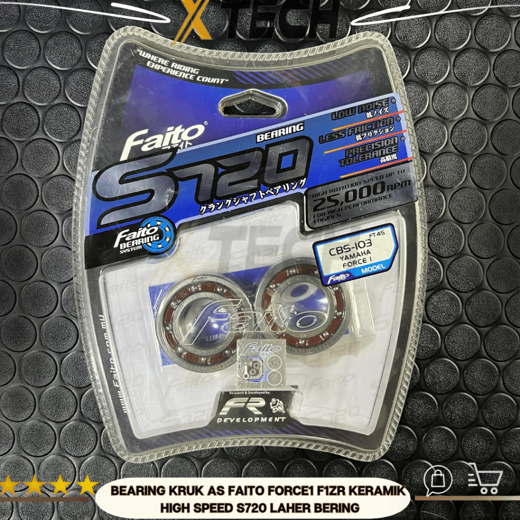 BEARING KRUK AS FAITO FORCE 1/ F1ZR KERAMIK HIGH SPEED S720 LAHER