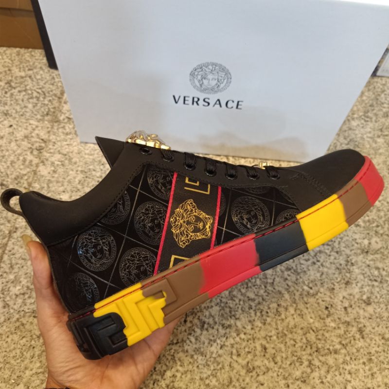 Sepatu Versace Sepatu Sneaker pria import