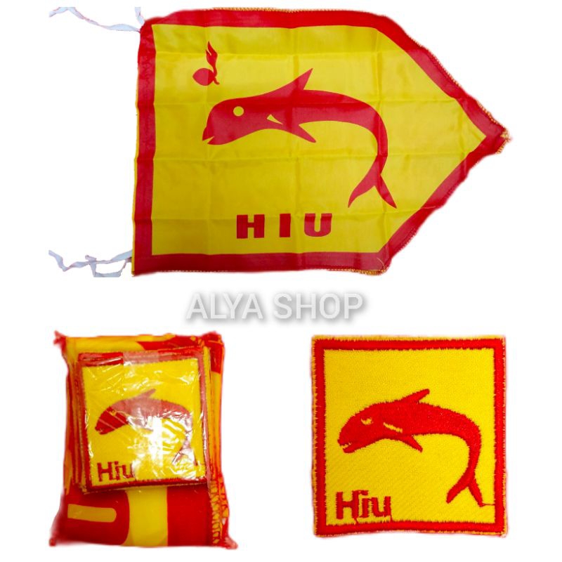 BET REGU HIU | Bet Tanda Regu Hewan | Tanda Regu Bordir Gambar Hewan | Badge Pramuka