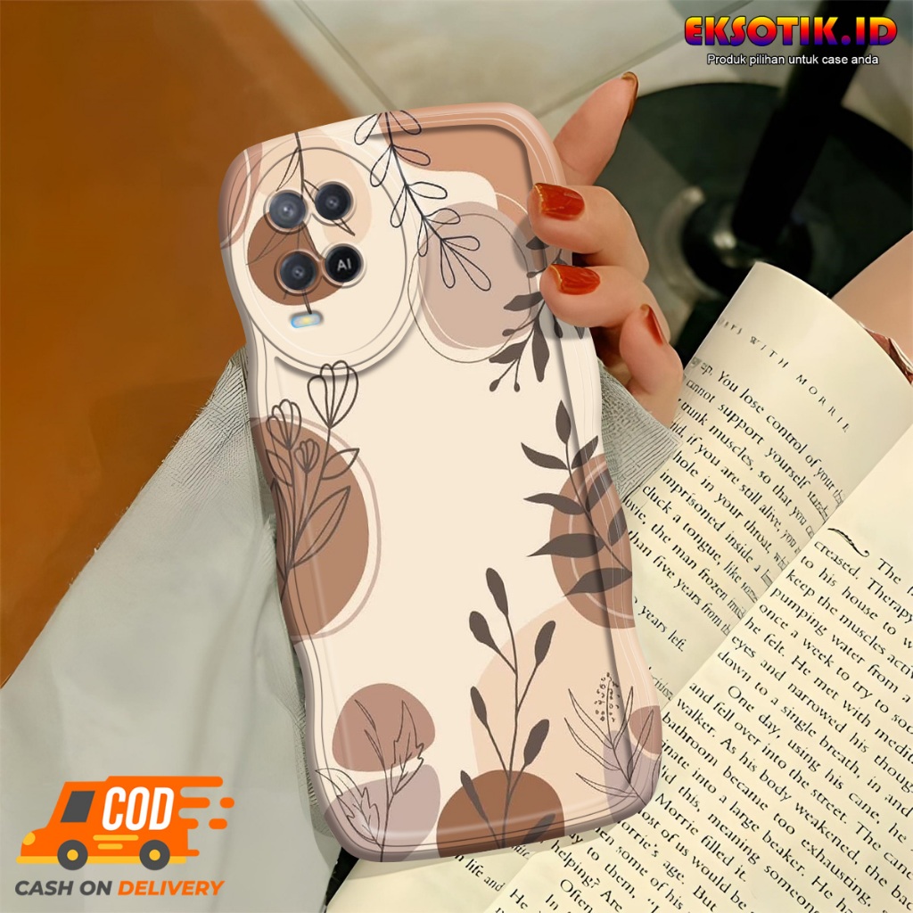 Case Oppo A54 Gelombang - Casing Oppo A54  - Silikon Oppo A54  - Softcase Oppo A54  - Kesing Oppo A54  - Eksotik.id