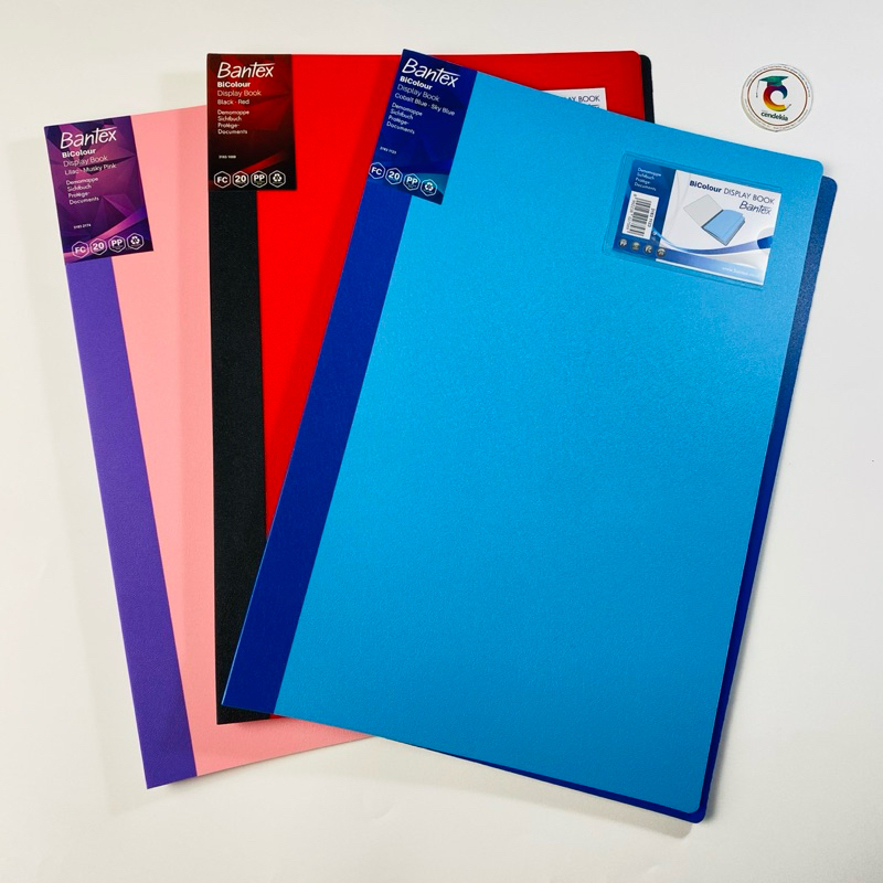 

Display Book Folio F4 20 Lbr BANTEX BiColour 3183