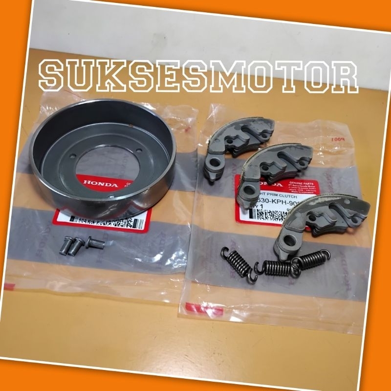 Mangkok otomatis ganda (KPH) + Kampas otomatis ganda assy (KPH) Honda karisma