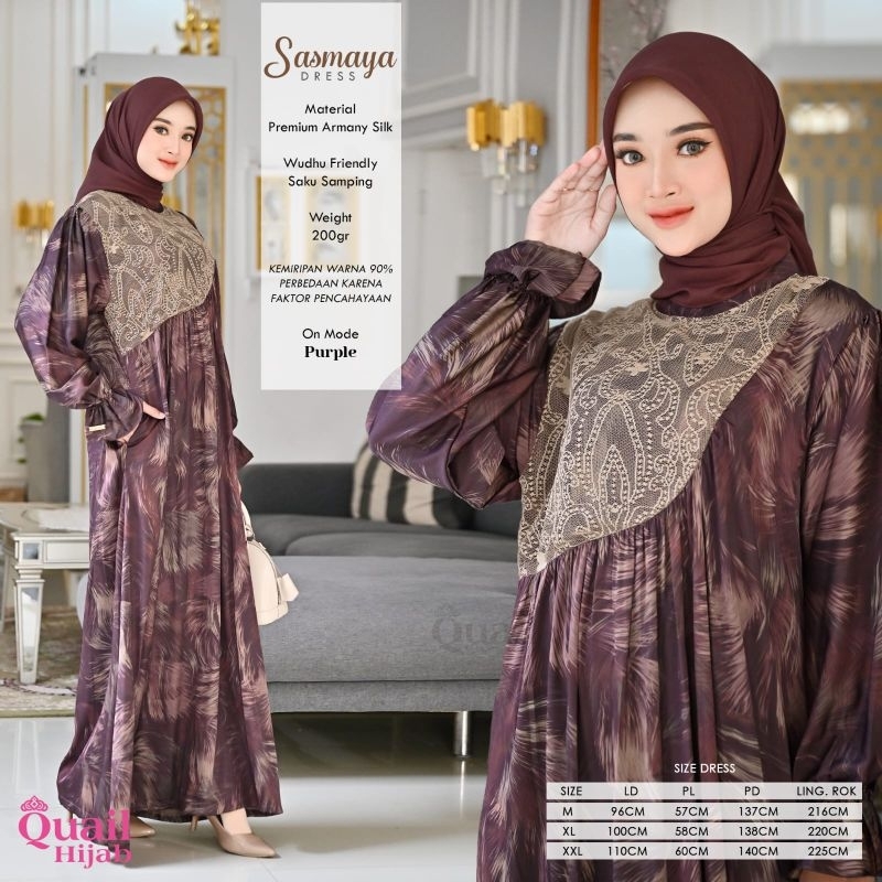 ORI Quail hijab - Sasmaya dress