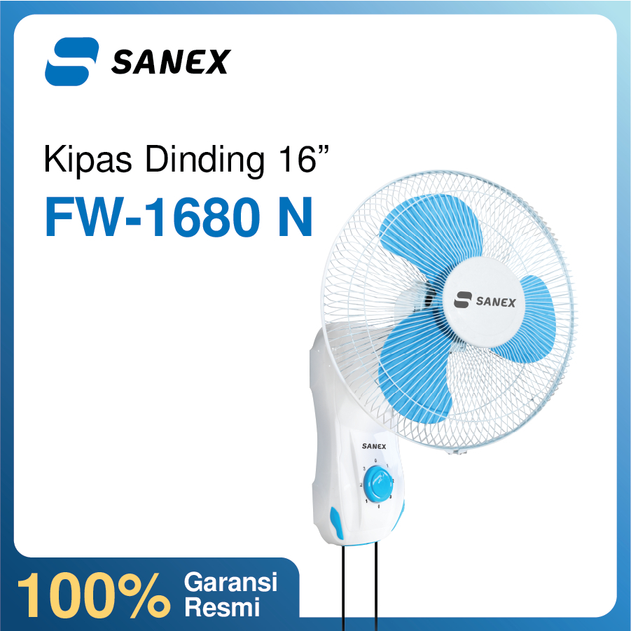 Kipas angin Dinding 16 Inch Sanex / WallFan Sanex Kipas Angin FW-1680