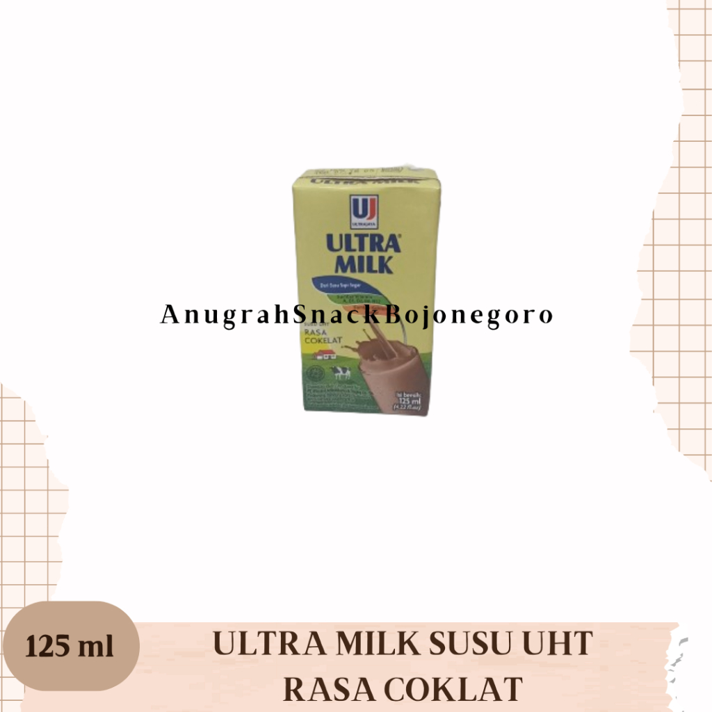 

Ultra Milk Susu UHT Rasa Coklat 125ml