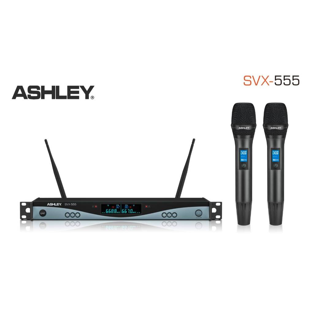 mic wireless ashley svx555 svx 555 original