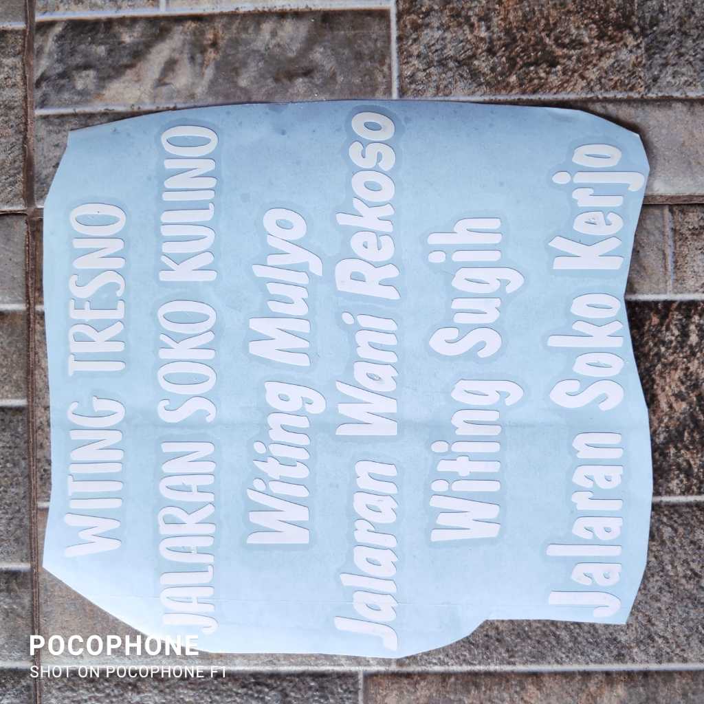 

Cutting Stiker Witing Tresno Jalaran Kulino Mulyo Sugih Paribasan Jawa