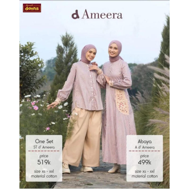 One set ST D'Ameera/Abaya A D'ameera by Dannis Collection/15%