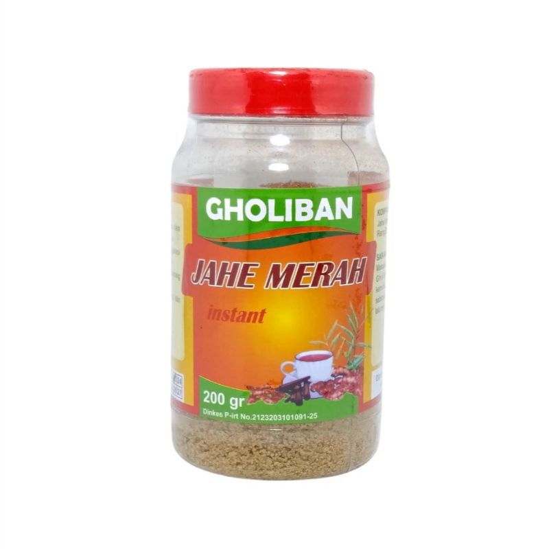 

Jahe Merah Instan Gholiban 200 gram Original - Jahe Goliban