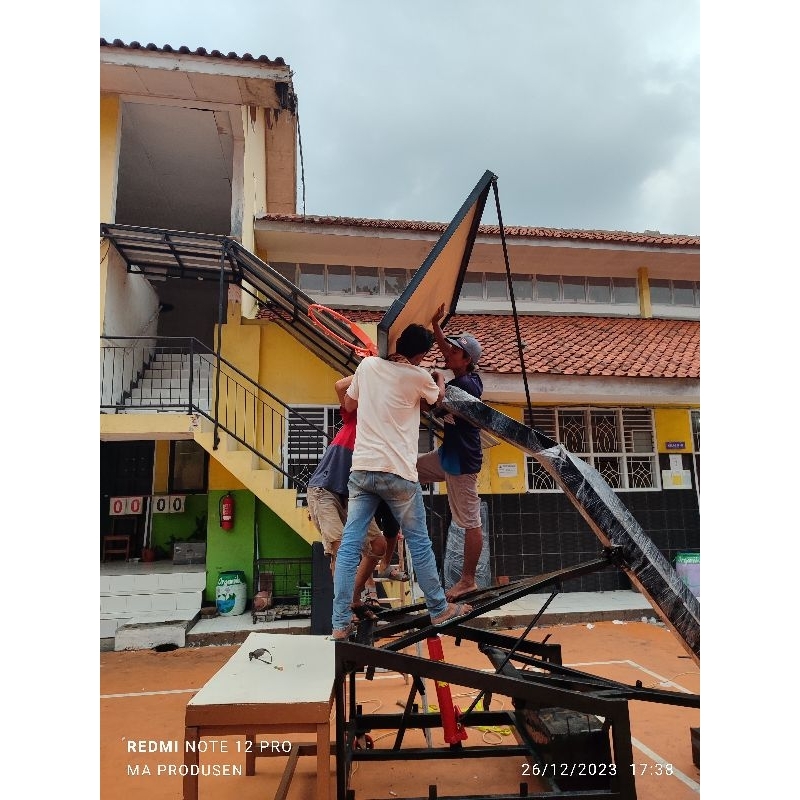 tiang basket portable