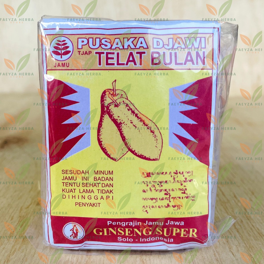 

Jamu Terlambat Bulan Kates Cap Ginseng Super Jawa Isi 10 Sachet
