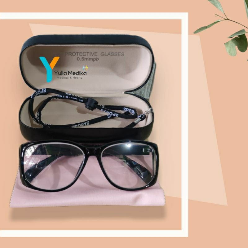Kaca Mata Radiasi PB-XRAY 0,75mmpb / Kaca Mata PB Anti Radiasi