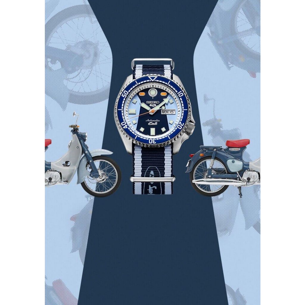Seiko 5 Sports SRPK37K1 Honda Super Cub Limited Edition