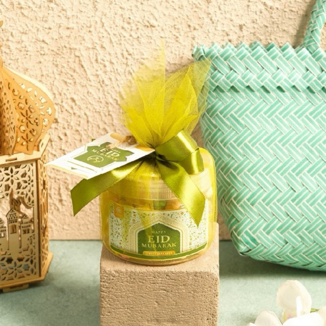 

Hampers Snack / Kue Kering / Hampers Packaging Tile Ribbon 400ML Spesial Lebaran / Idul Fitri / Natal / Imlek CNY / Newborn / New Year