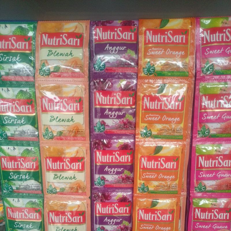 

Minuman Sari Buah Nutrisari 11 gr / Minuman Instan / Instant Fruit Juice Drink
