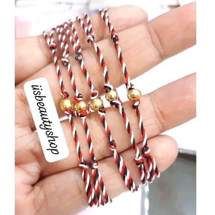 Gelang Tali Tridatu Variasi Emas1 0,1gram Semar Jawa