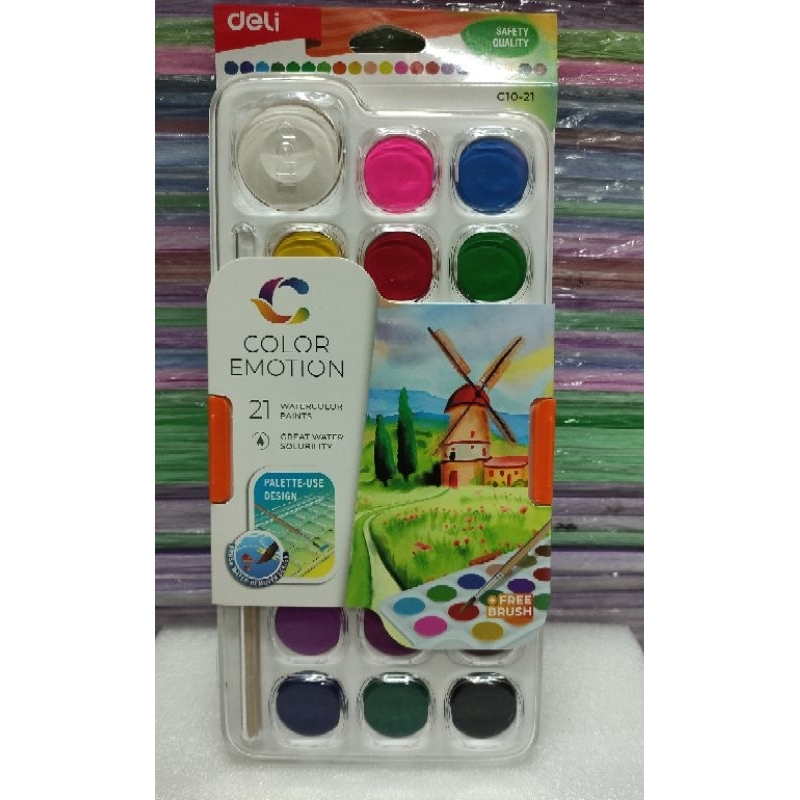 

watercolor paints deli C10-21