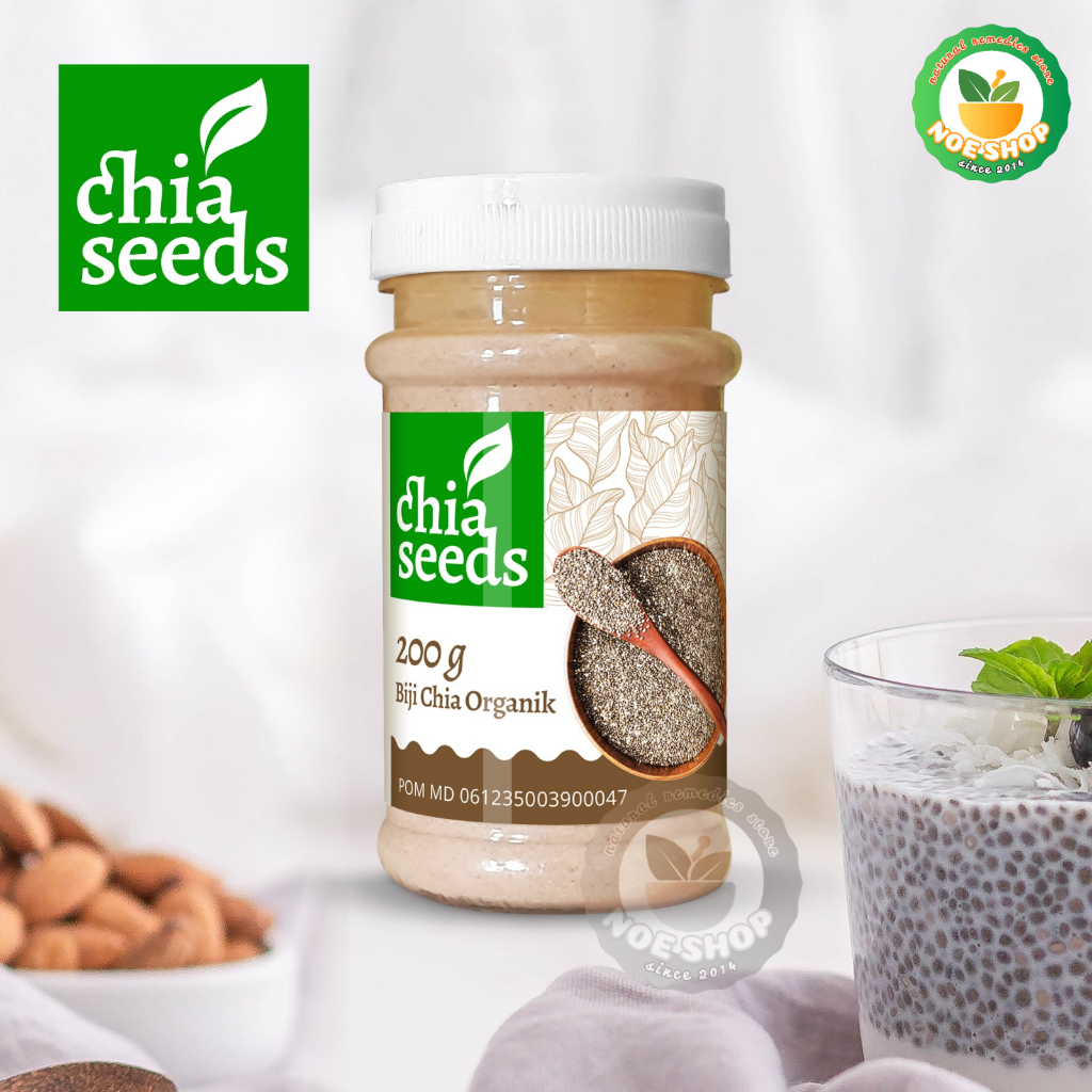 

125gr Organic Chia Seeds | Biji Chia Organik Premium Original | Suplemen Herbal Multi Khasiat