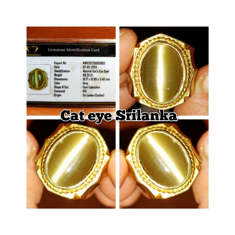 CINCIN CAT EYE SRILANKA CEYLON