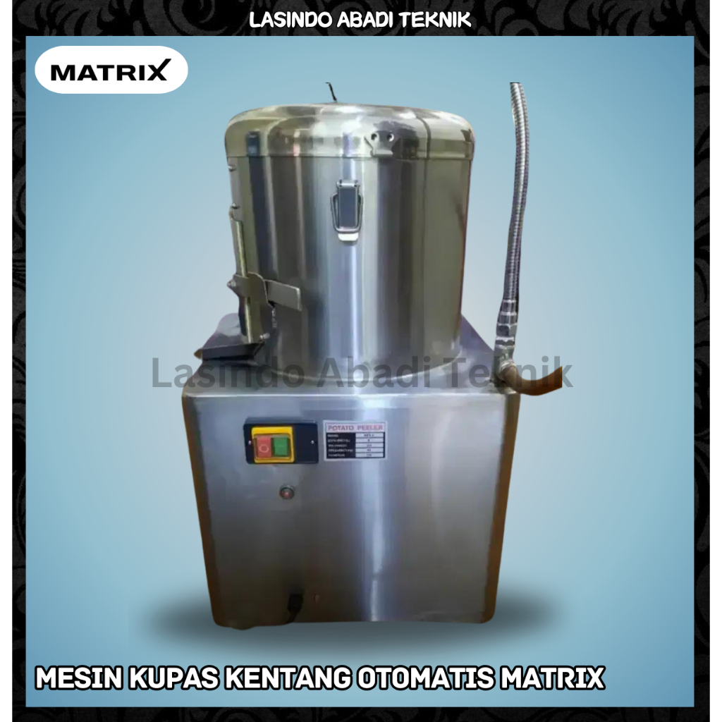 mesin kupas kentang otomatis matrix potato peeler machine