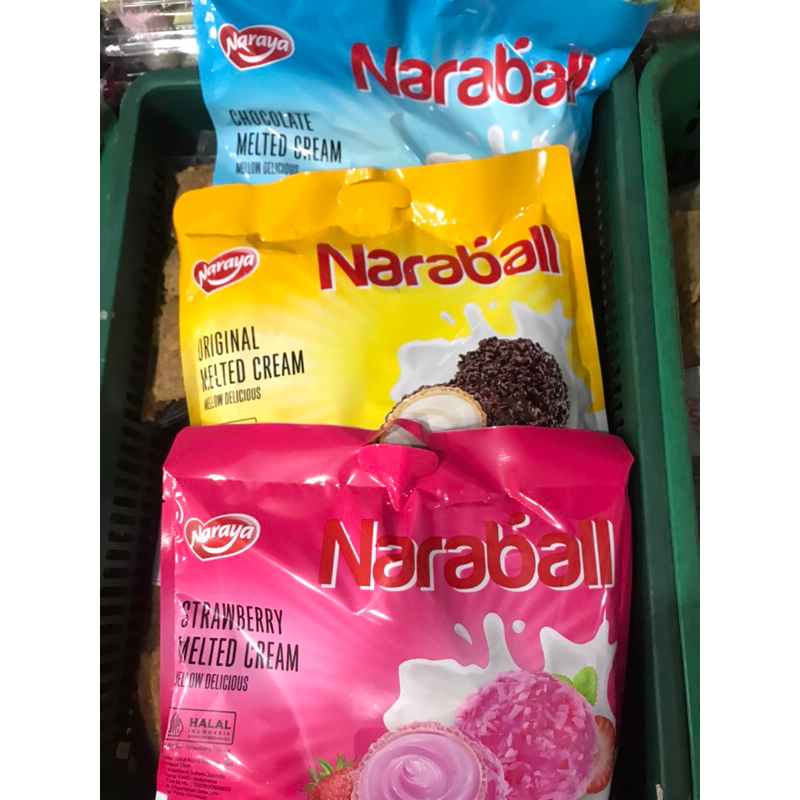 

naraya naraball chocolate,strawberry,original meleted cream 300gr