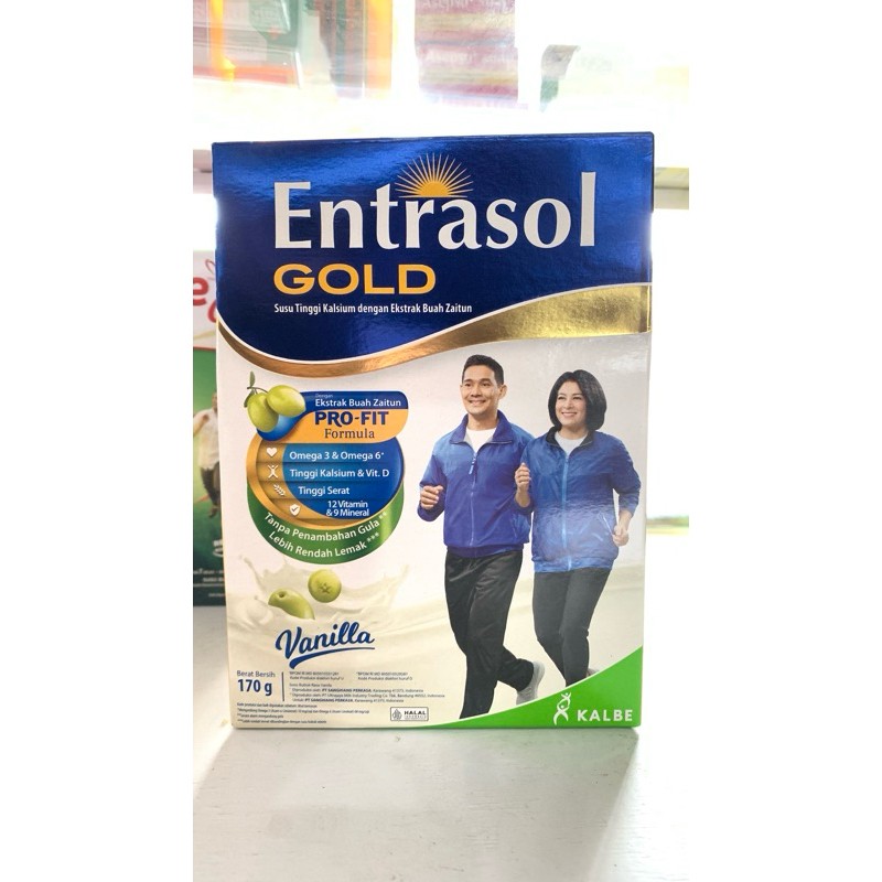 

Susu Entrasol GOLD 170gram Vanilla