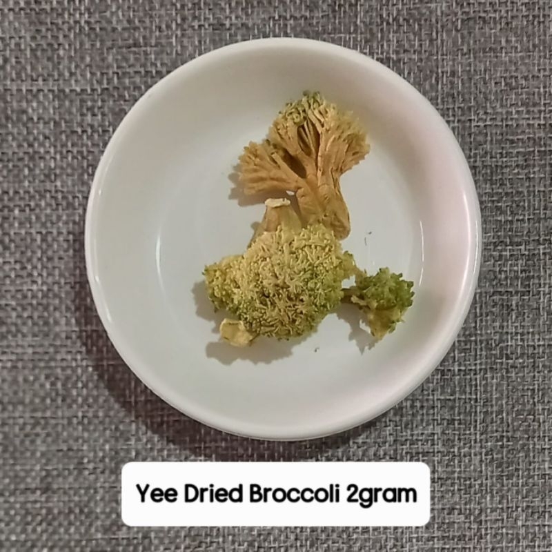 Snack Cemilan Hamster Yee Dried Broccoli Brokoli Kering 2gram
