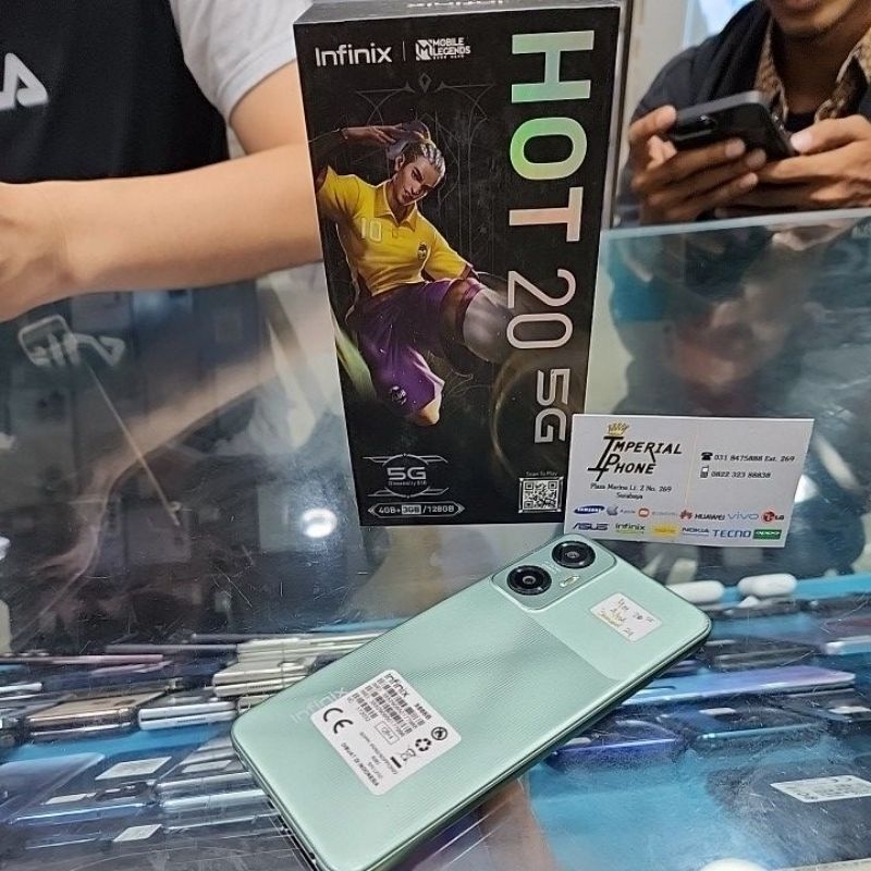 infinix hot 20 5g 4/128 resmi second
