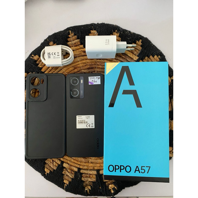 OPPO A57 4/64  SECOND LIKENEW ORIGINAL FULLSET