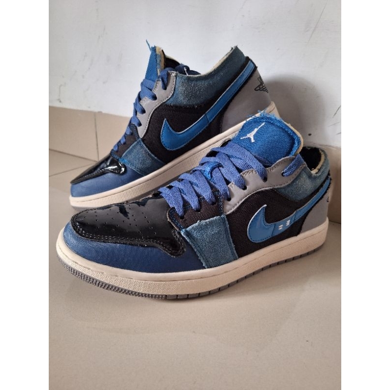 Nike AJ 1 Low SE Craft Obsidian French Blue (Second/bekas/preloved)