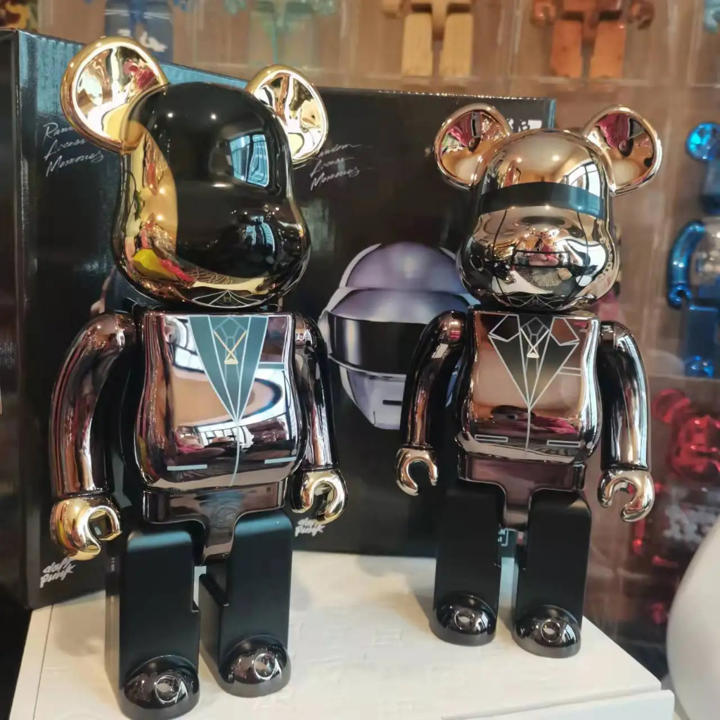 Pajangan Patung Karakter Daft Punk / Bearbrick Figure 400% EB Home 2584