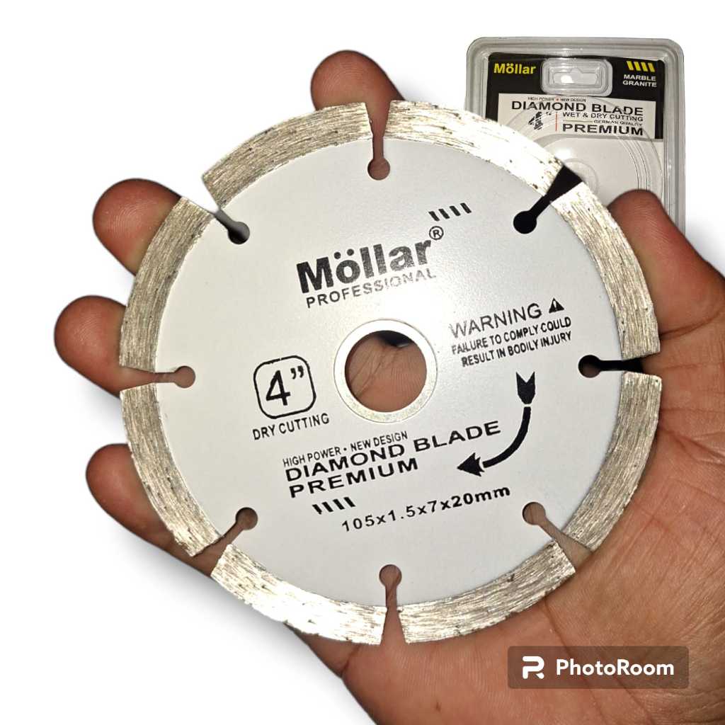 Diamond Wheel Mollar White 4" / Mata Pisau Potong Keramik Granit