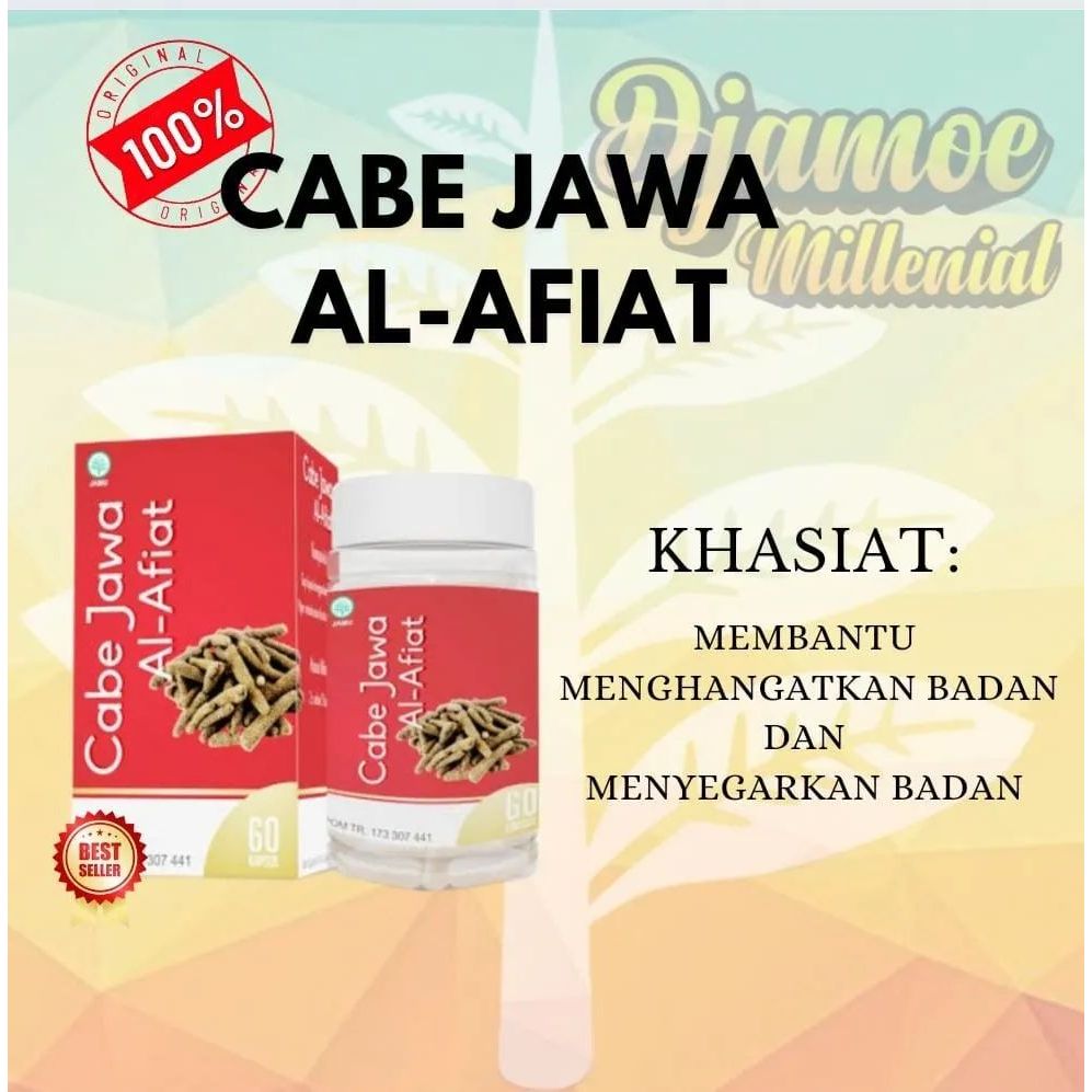 CABE JAWA Al Afiat - Kapsul Ekstrak Cabe Jawa Piper retrofractum | Herbal Penyegar Badan