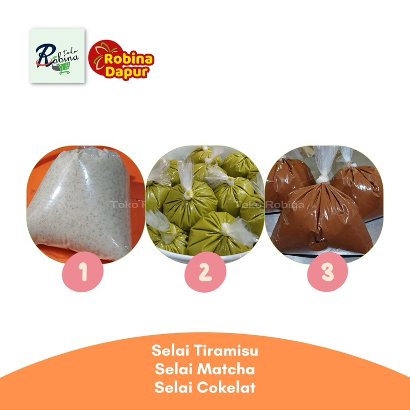 

Selai Tiramisu Matcha Cokelat Cair 250 gr